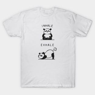 Inhale Exhale Panda T-Shirt